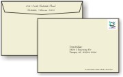 Wedding Style Cream Colored Envelopes